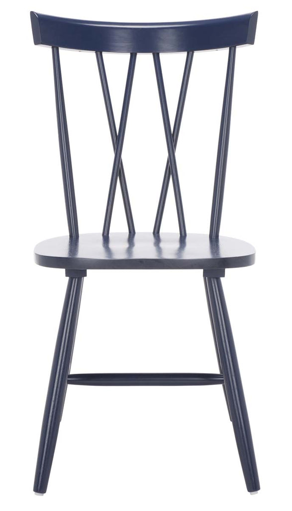 Safavieh Friar Dining Chair  - Navy (Set of 2)