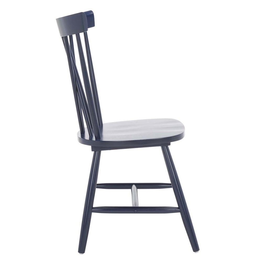 Safavieh Friar Dining Chair  - Navy (Set of 2)