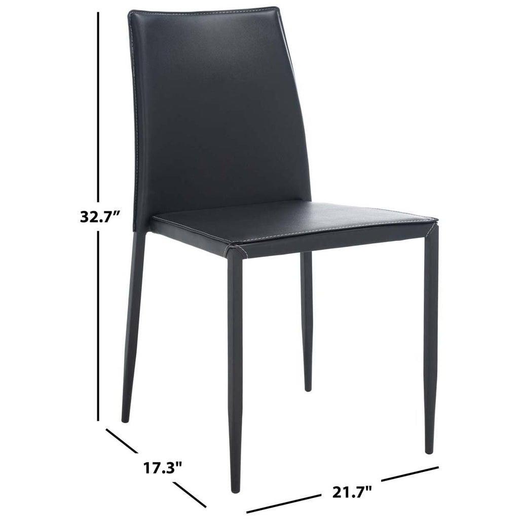 Safavieh Cason Dining Chair - Black (Set of 2)