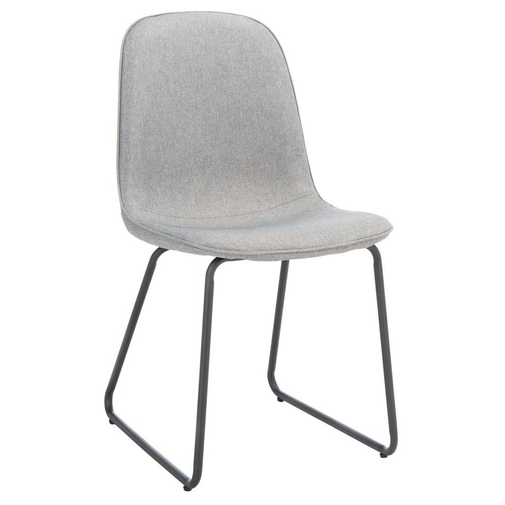 Safavieh Makalu Dining Chair - Grey / Black (Set of 2)