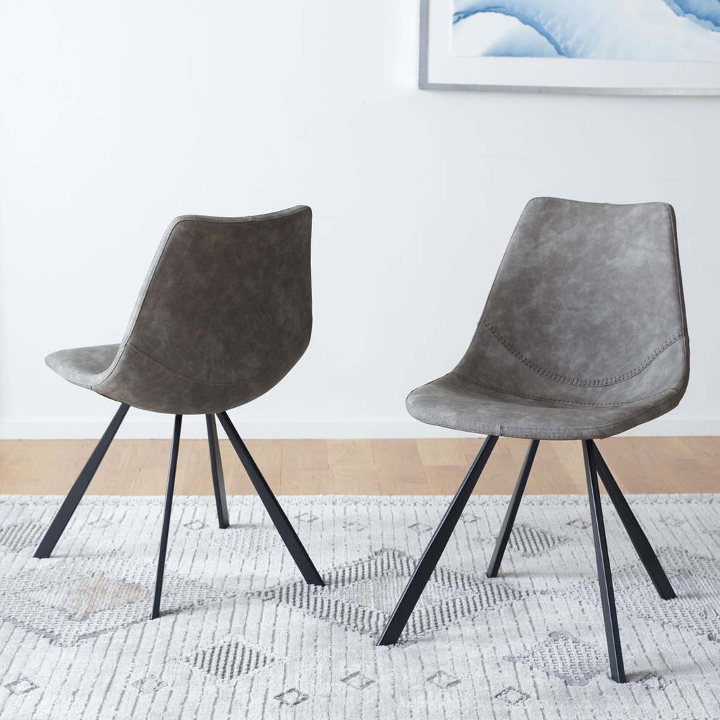 Safavieh Kayne Dining Chair (Set of 2) - Grey