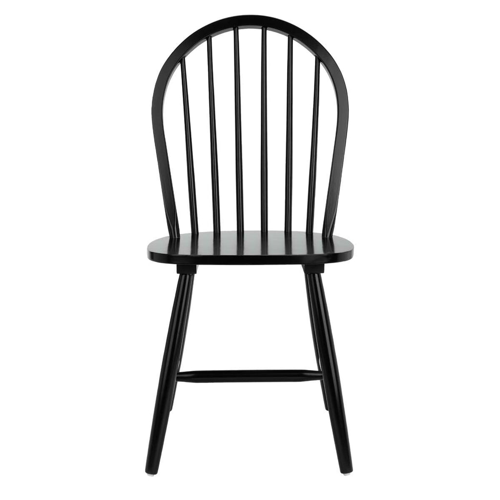 Safavieh Camden Spindle Back Dining Chair-Black (Set of 2)