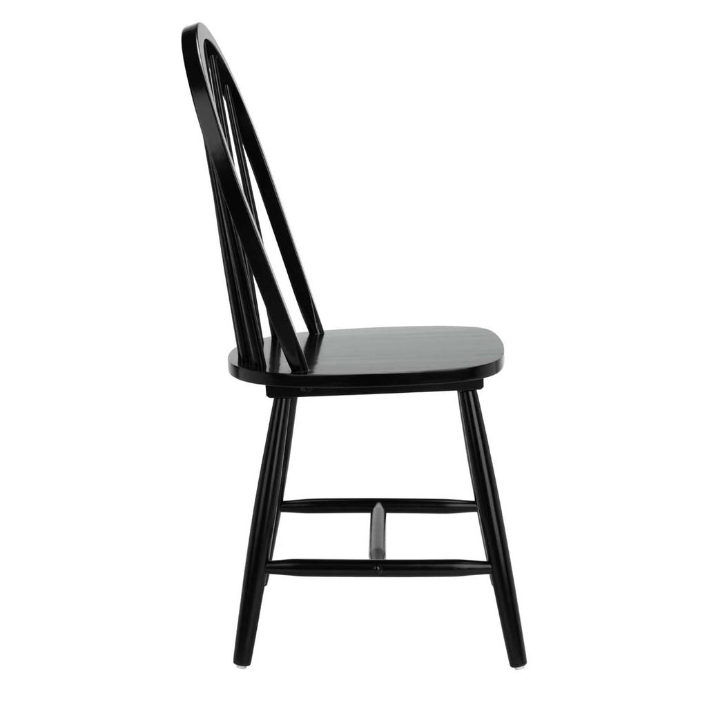 Safavieh Camden Spindle Back Dining Chair-Black (Set of 2)