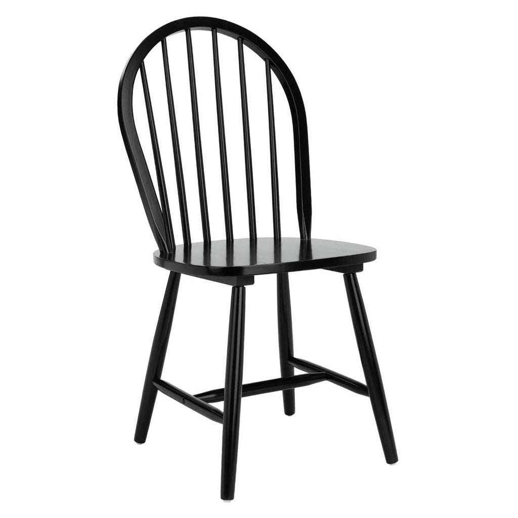 Safavieh Camden Spindle Back Dining Chair-Black (Set of 2)