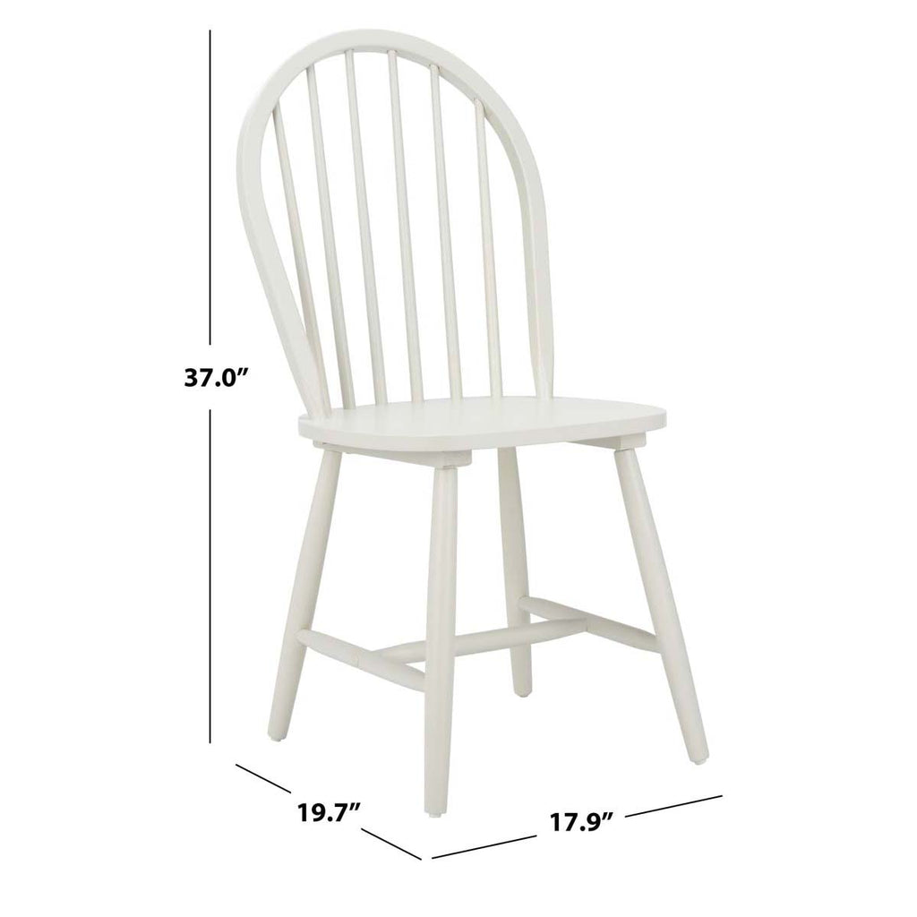 Safavieh Camden Spindle Back Dining Chair-Off White (Set of 2)