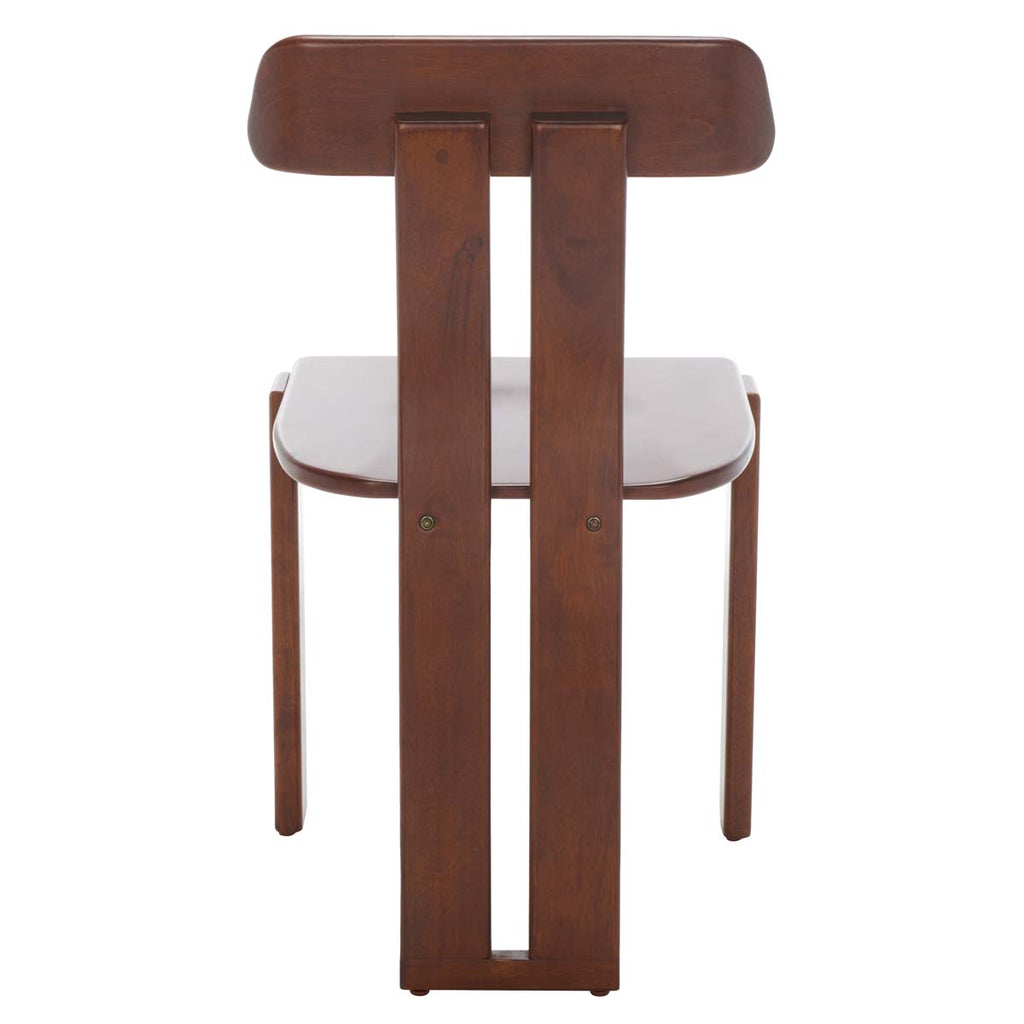 Safavieh Cayde Wood Dining Chair - Walnut