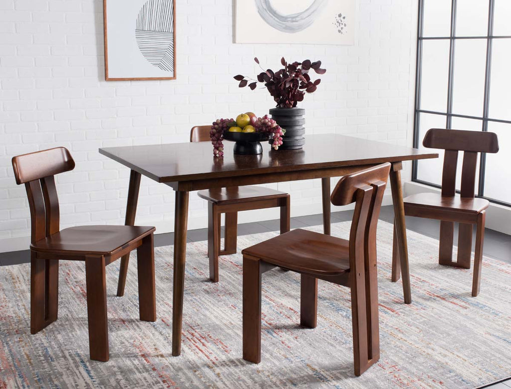 Safavieh Cayde Wood Dining Chair - Walnut