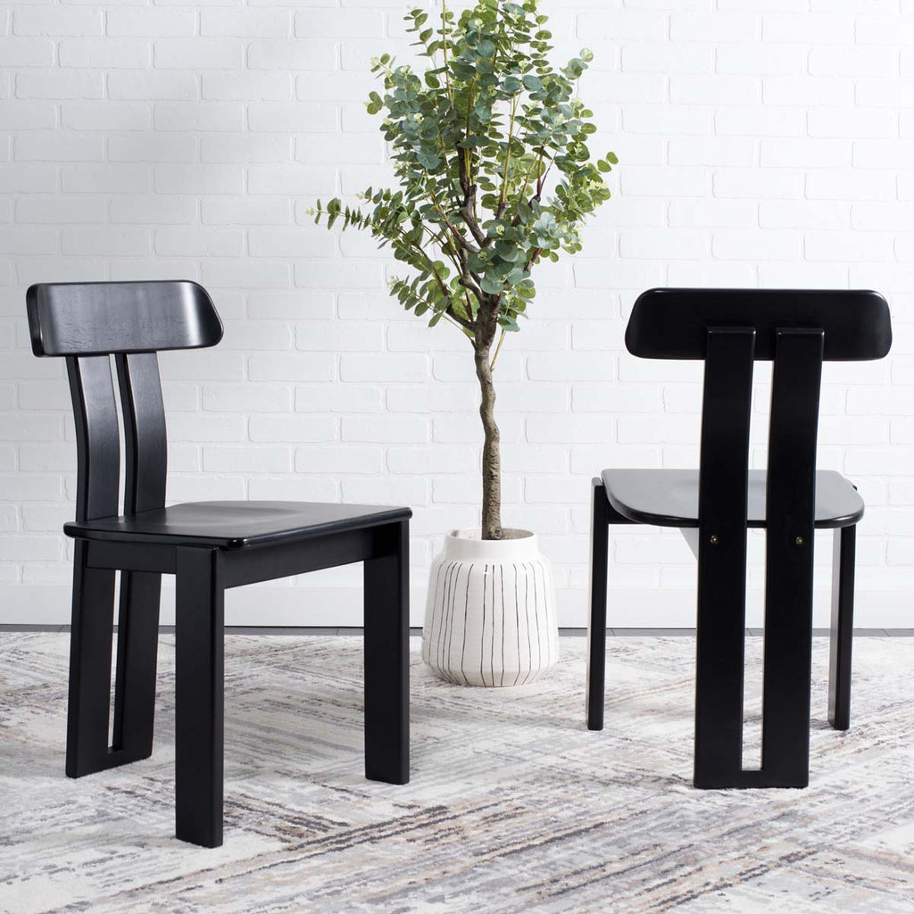 Safavieh Cayde Wood Dining Chair - Black