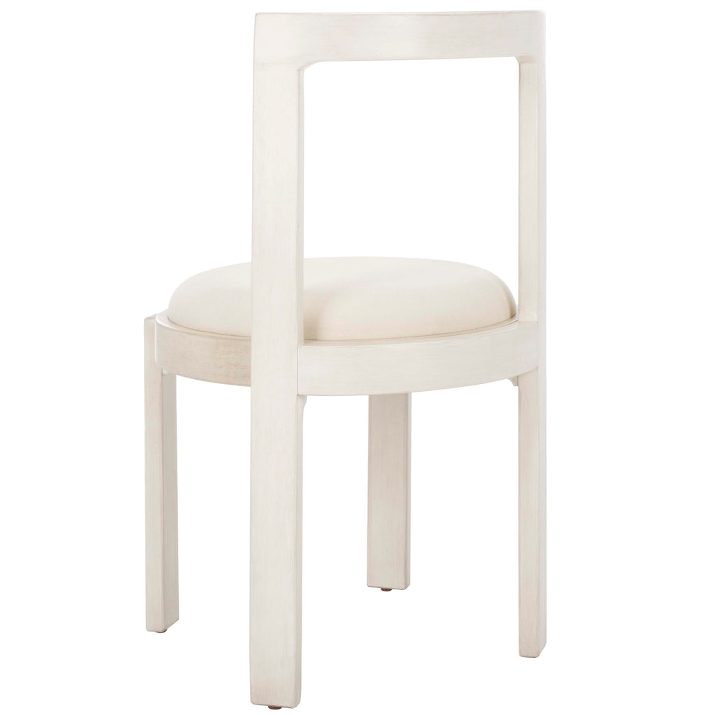 Safavieh Estes Round Dining Chair (Set of 2) - White