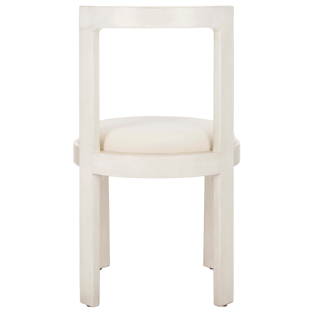 Safavieh Estes Round Dining Chair (Set of 2) - White