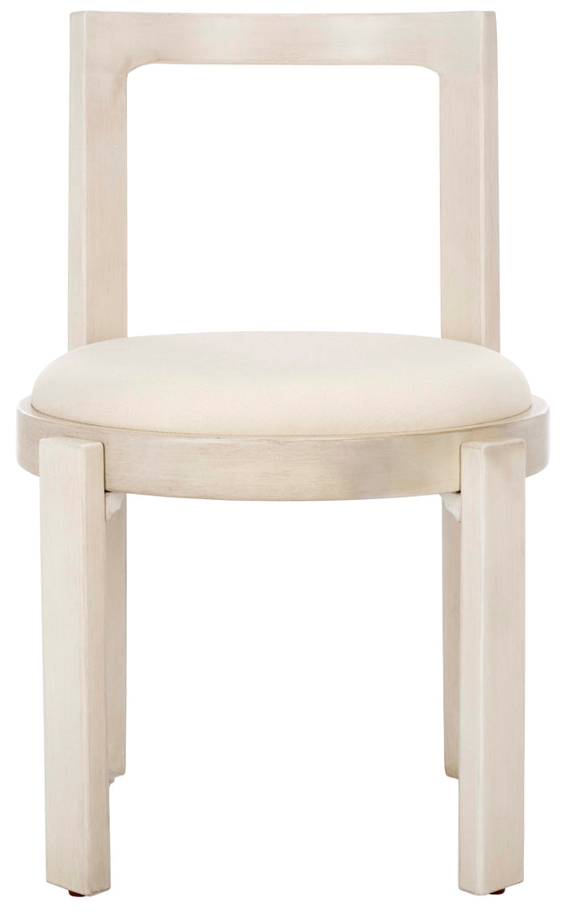 Safavieh Estes Round Dining Chair (Set of 2) - White