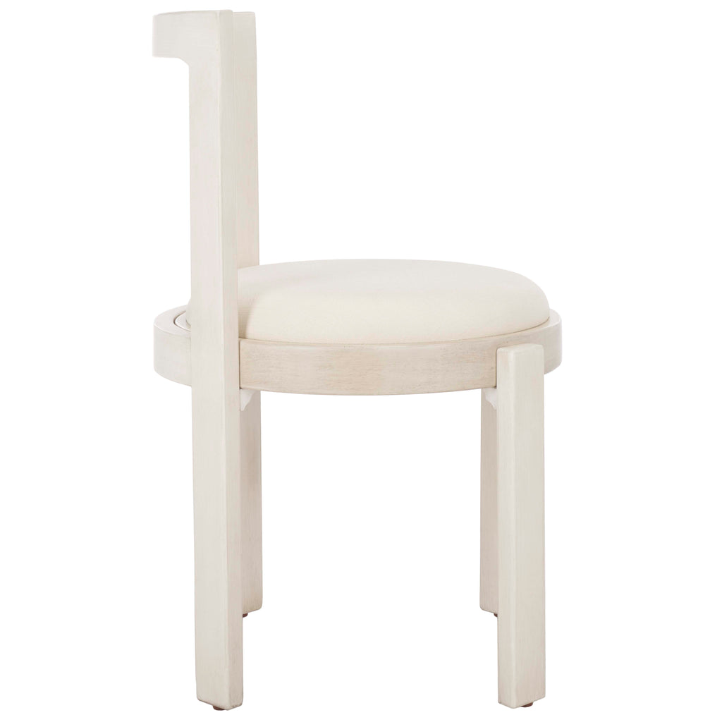 Safavieh Estes Round Dining Chair (Set of 2) - White