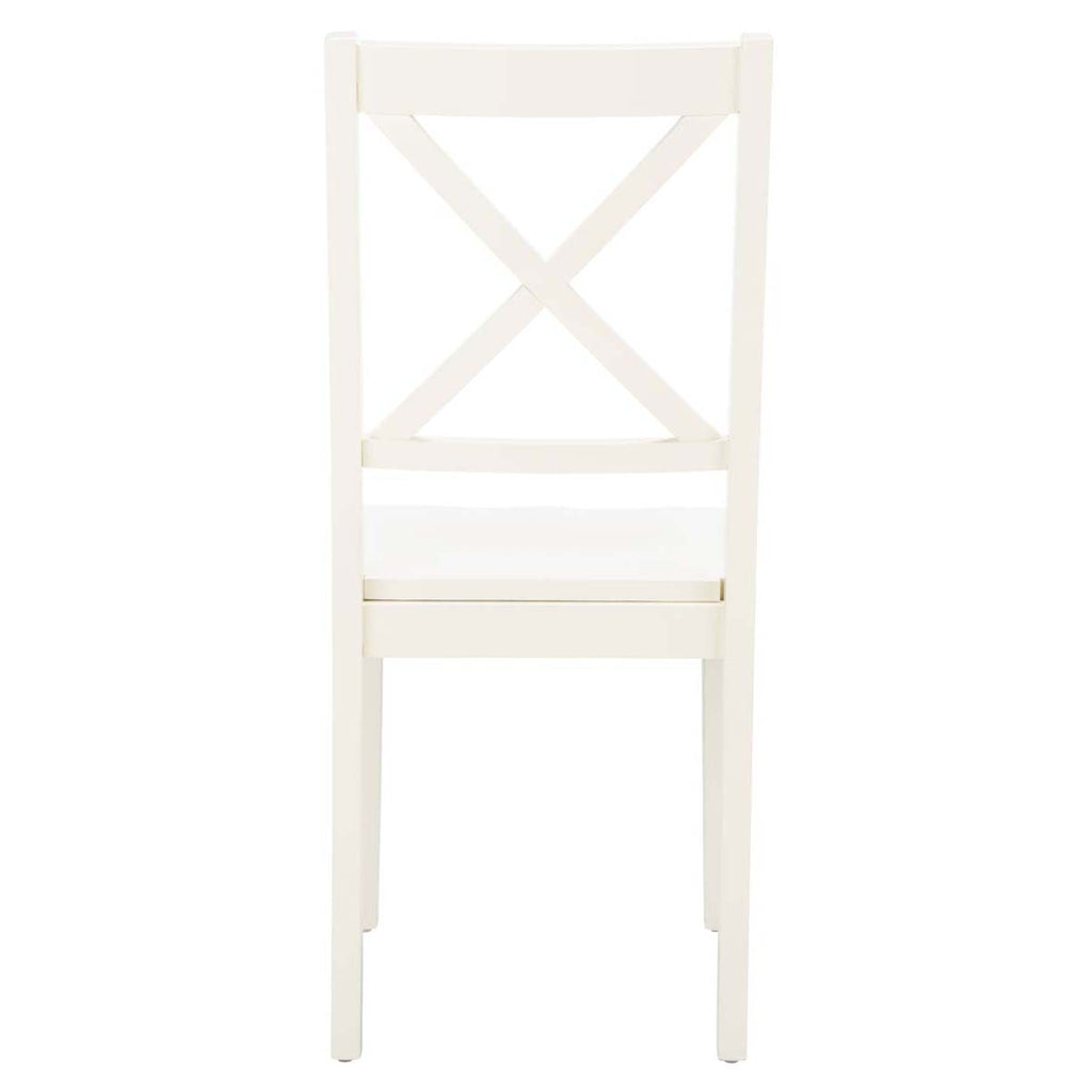 Safavieh Silio X Back Dining Chair-White (Set of 2)