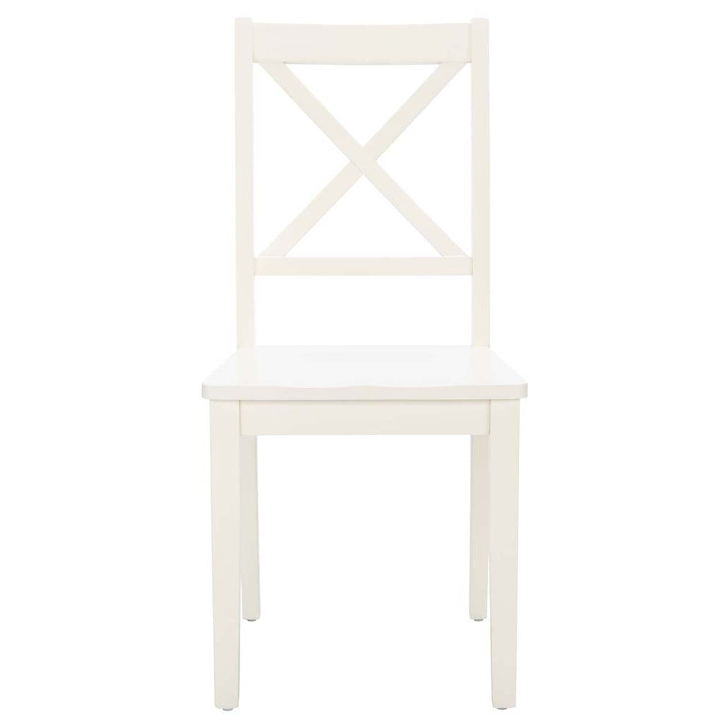 Safavieh Silio X Back Dining Chair-White (Set of 2)