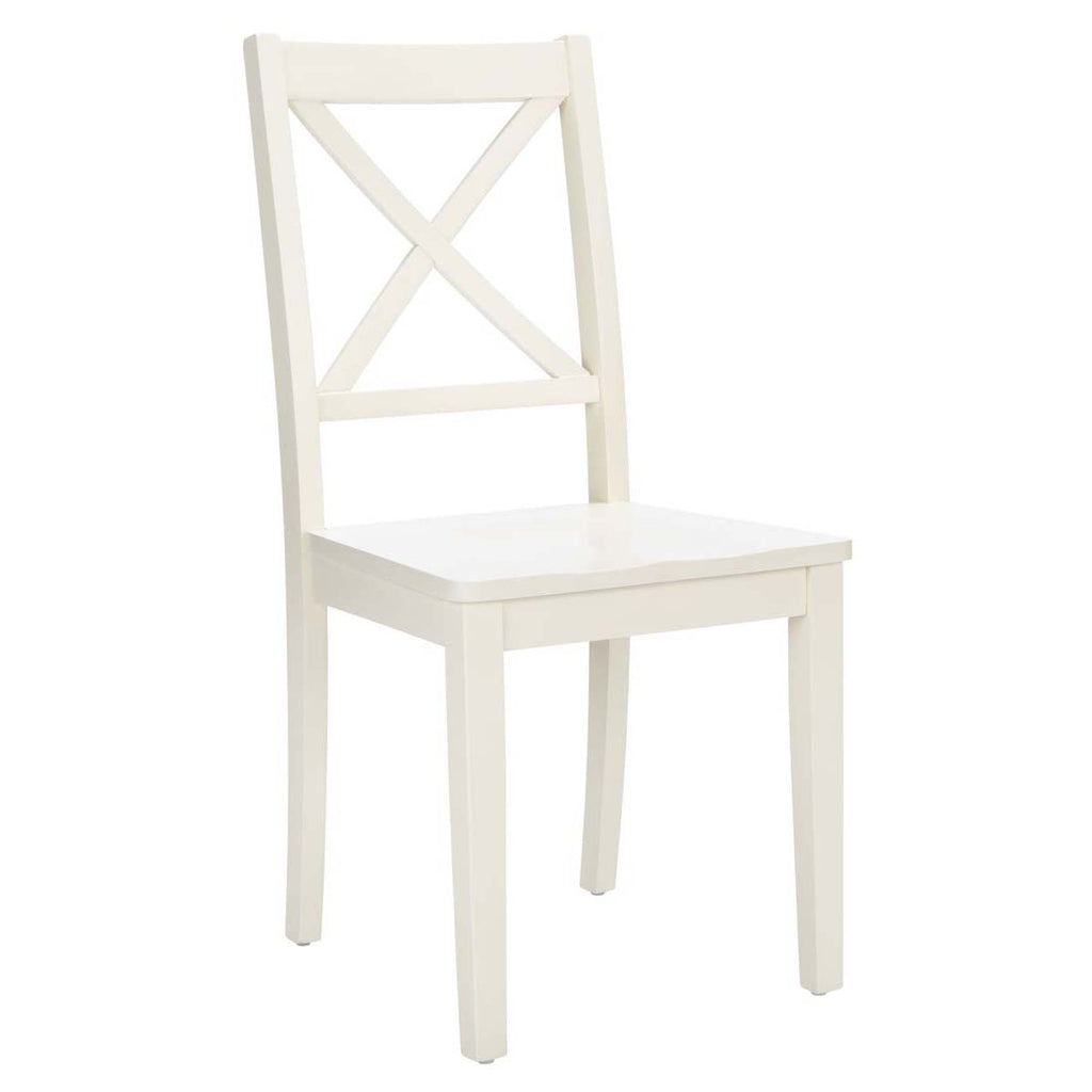 Safavieh Silio X Back Dining Chair-White (Set of 2)