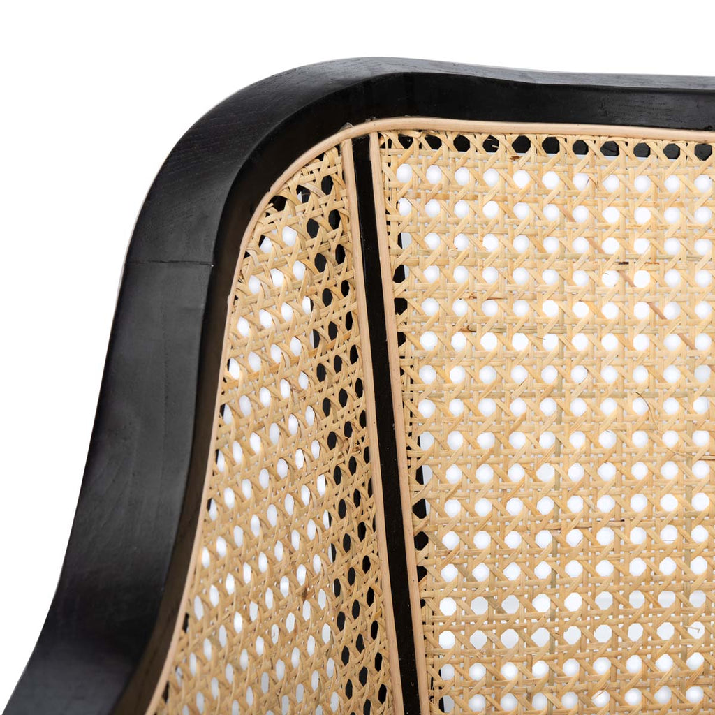 Safavieh Maika Dining Chair - Black/Natural