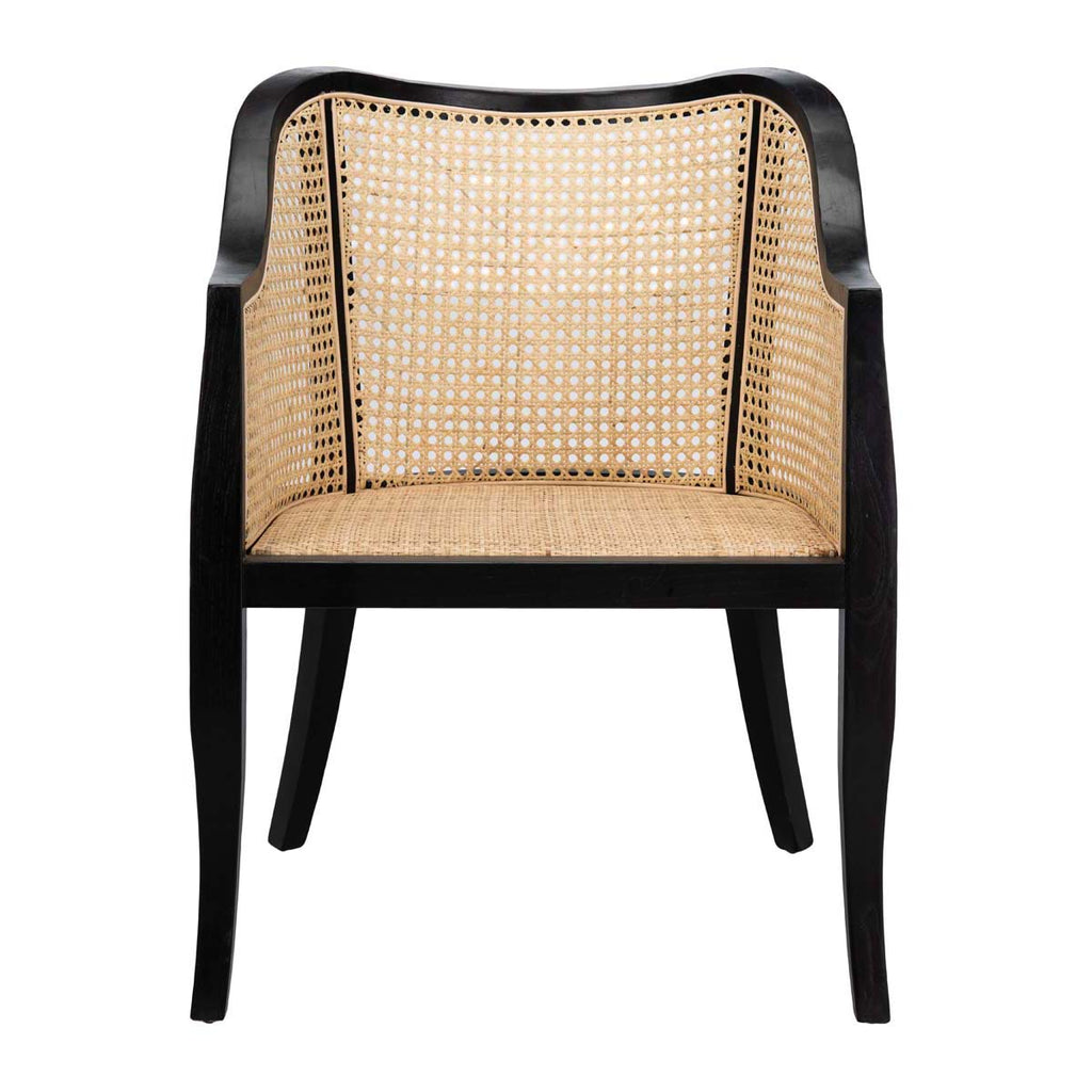 Safavieh Maika Dining Chair - Black/Natural