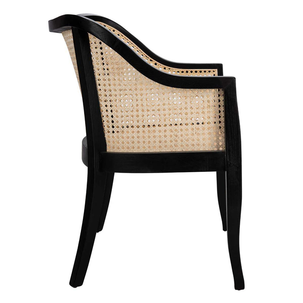 Safavieh Maika Dining Chair - Black/Natural