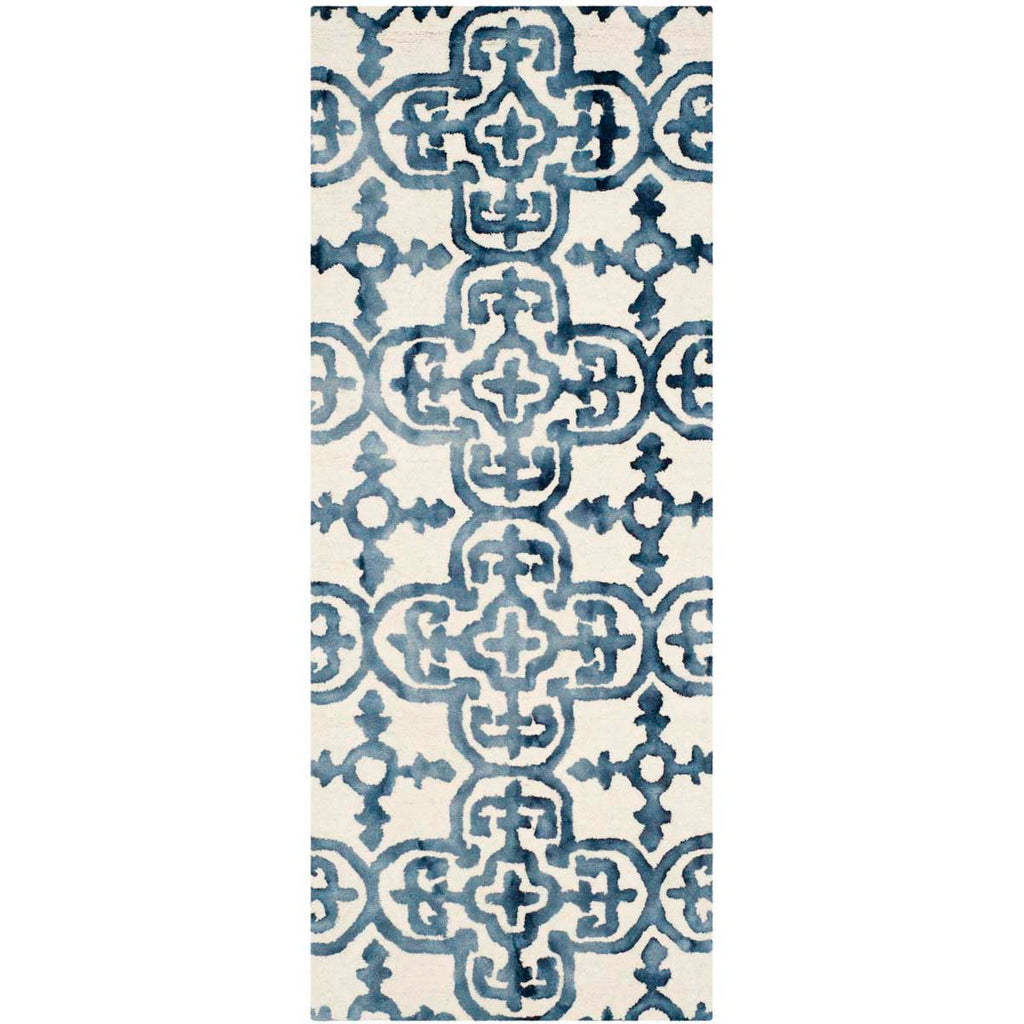 Safavieh Dip Dye Rug Collection DDY711P - Ivory / Navy