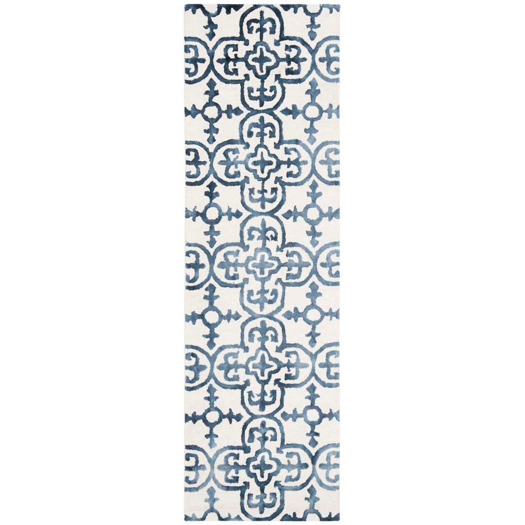 Safavieh Dip Dye Rug Collection DDY711P - Ivory / Navy