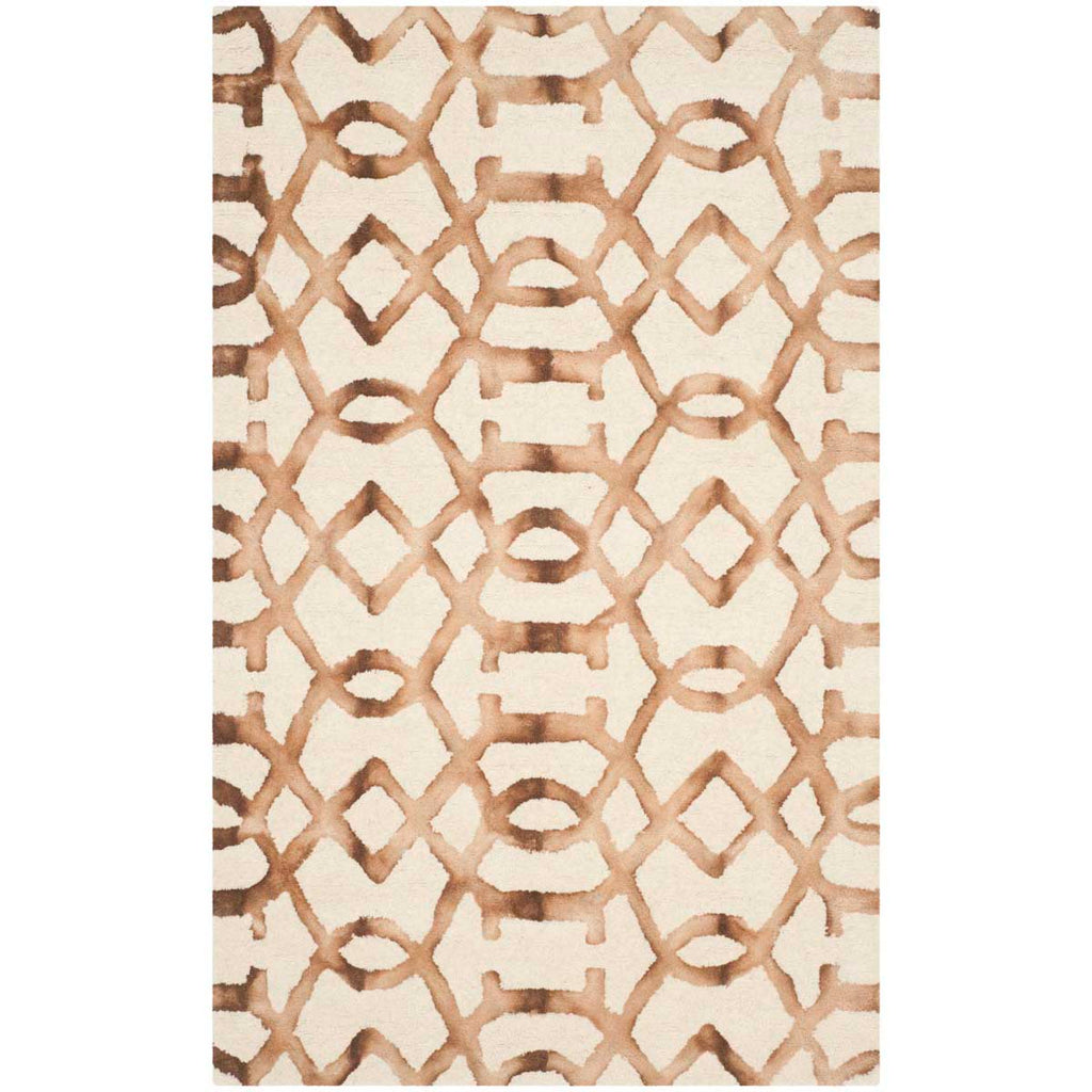 Safavieh Dip Dye Rug Collection DDY712E - Ivory / Camel