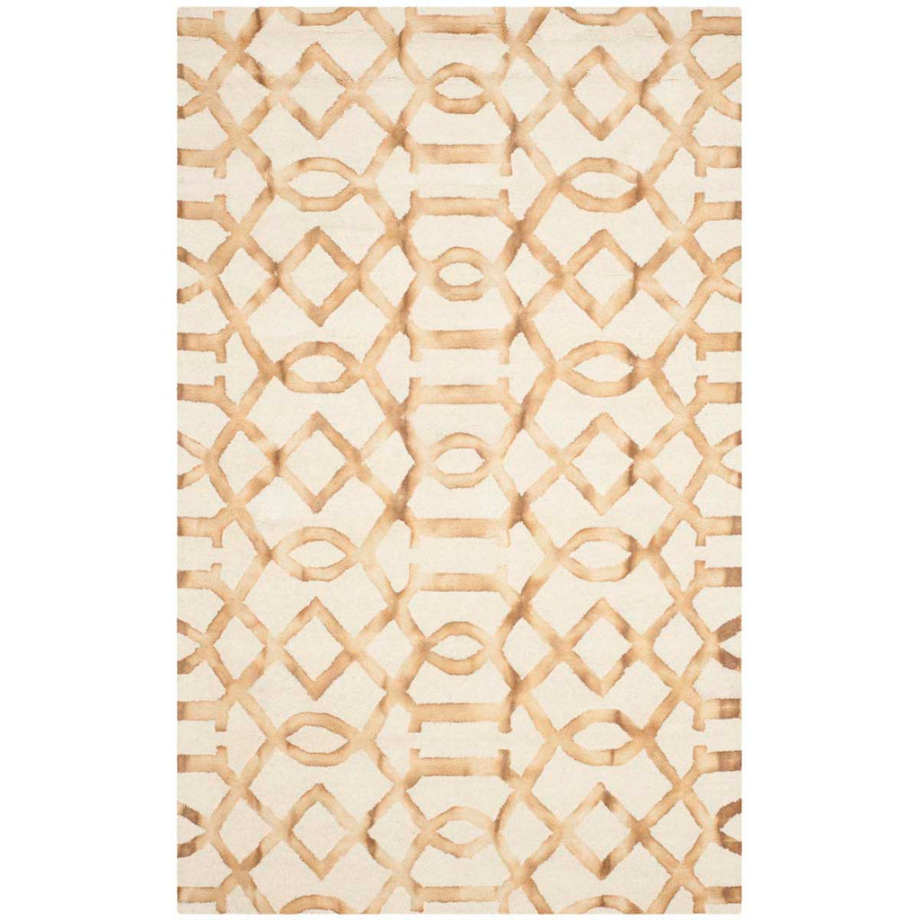 Safavieh Dip Dye Rug Collection DDY712E - Ivory / Camel