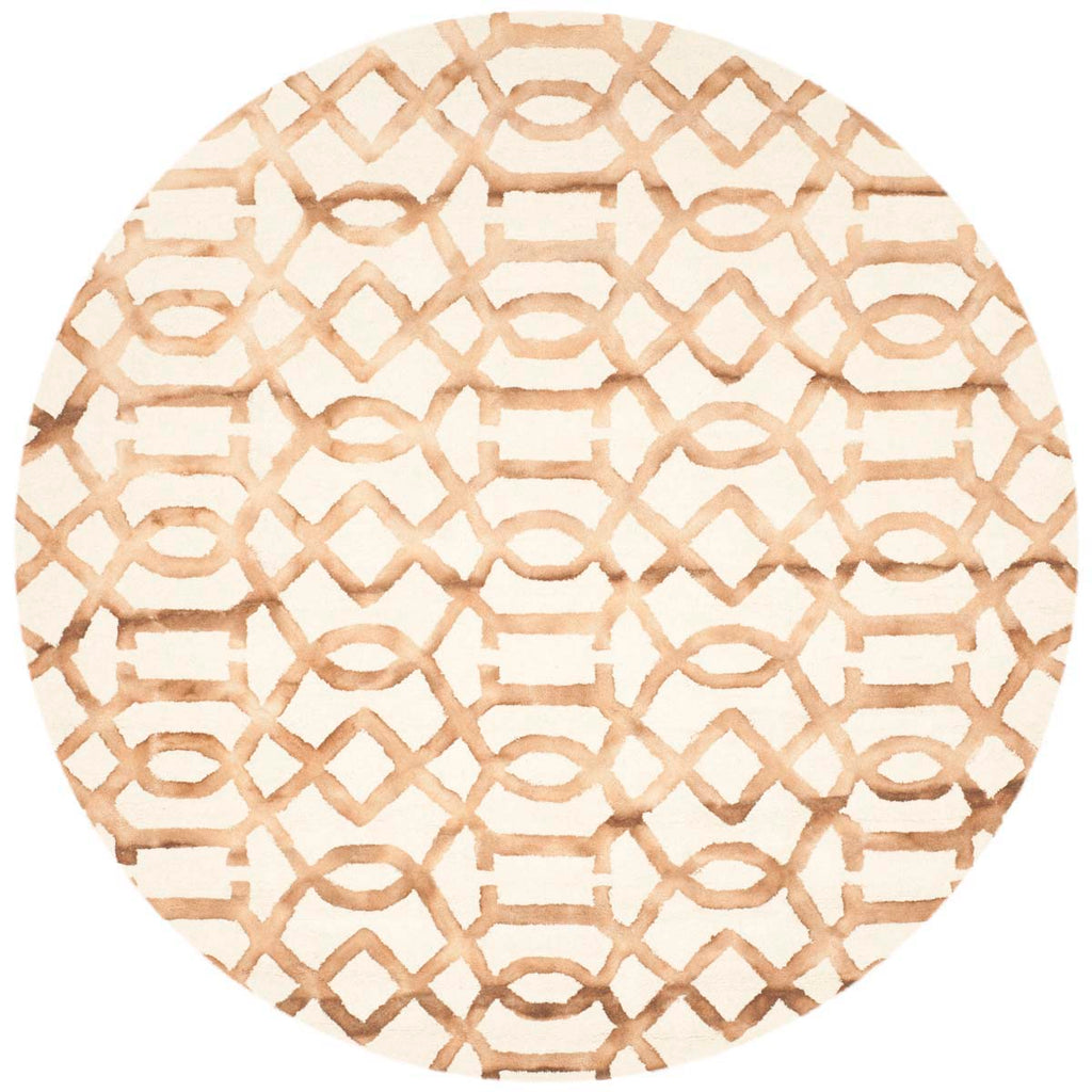 Safavieh Dip Dye Rug Collection DDY712E - Ivory / Camel