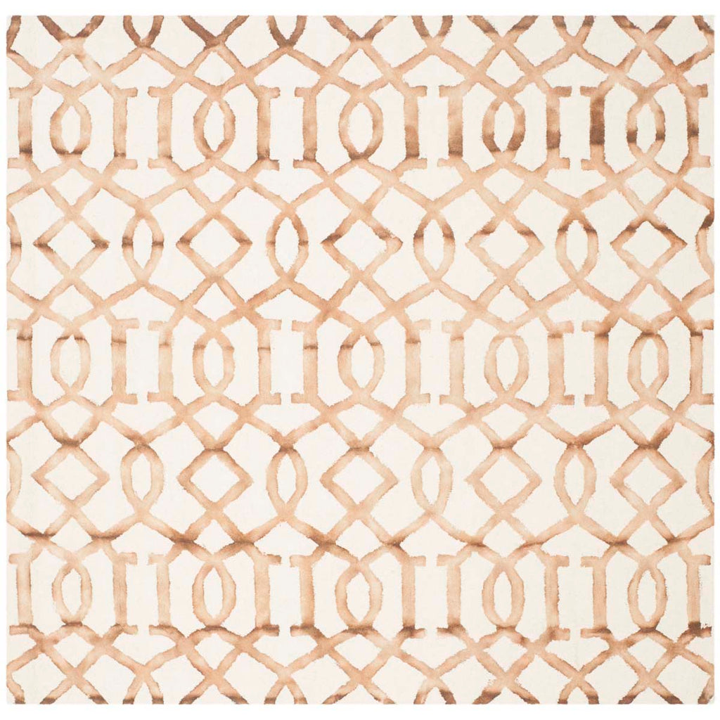 Safavieh Dip Dye Rug Collection DDY712E - Ivory / Camel