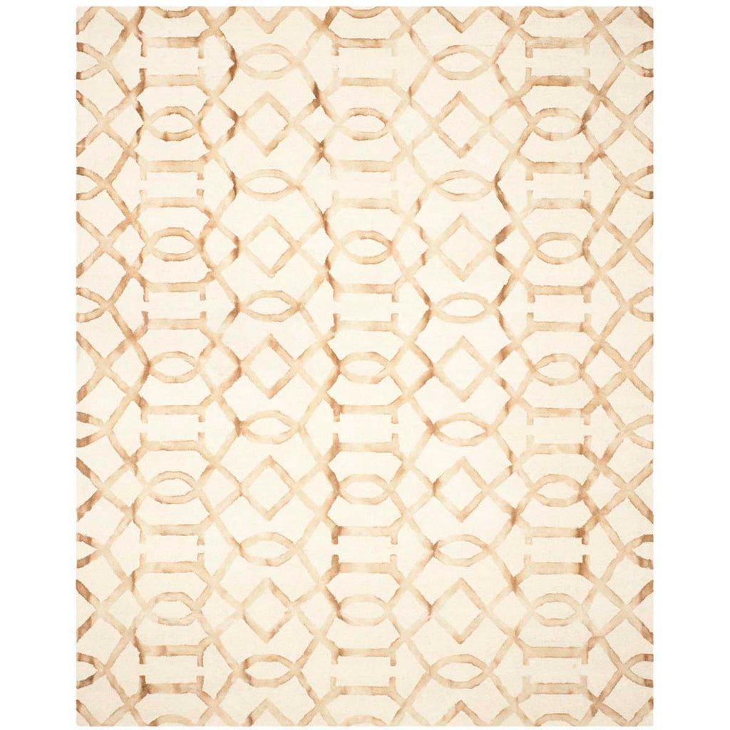 Safavieh Dip Dye Rug Collection DDY712E - Ivory / Camel