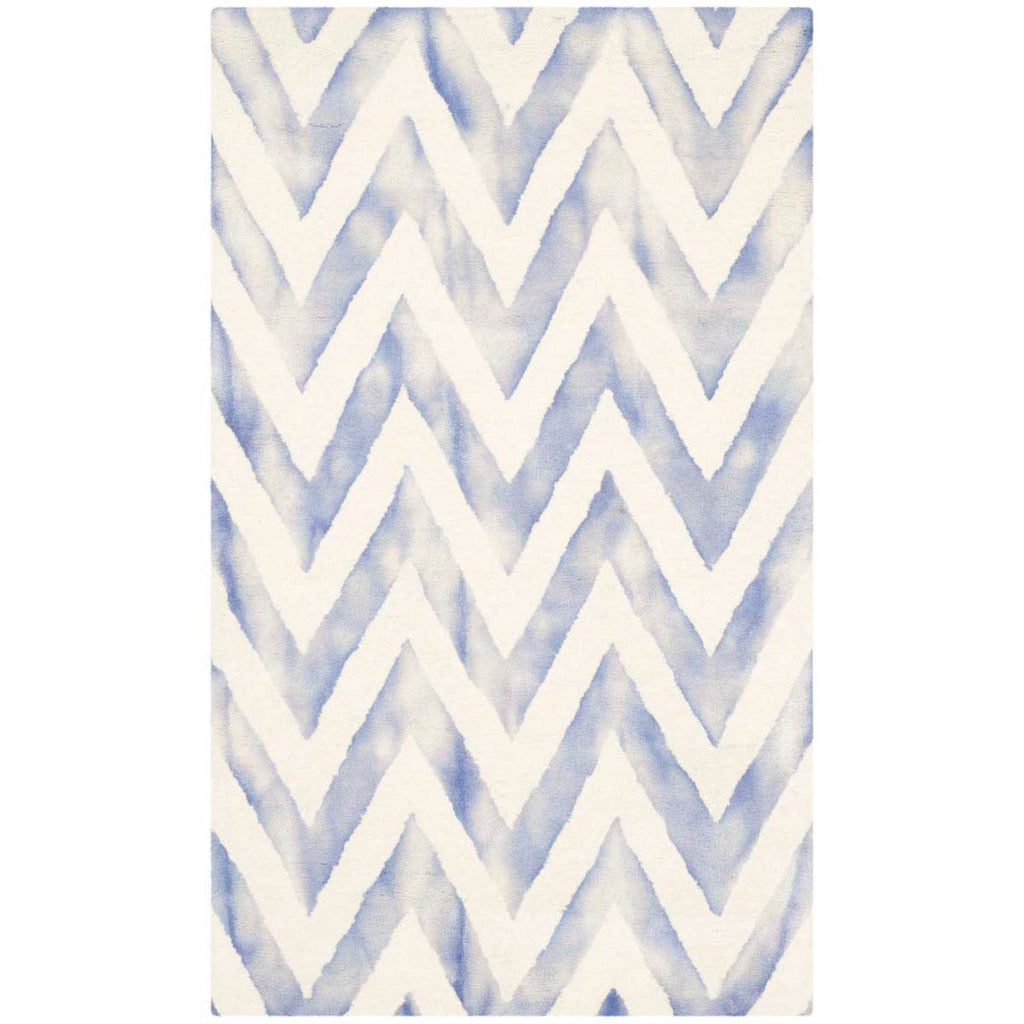 Safavieh Dip Dye Rug Collection DDY715A - Ivory / Blue