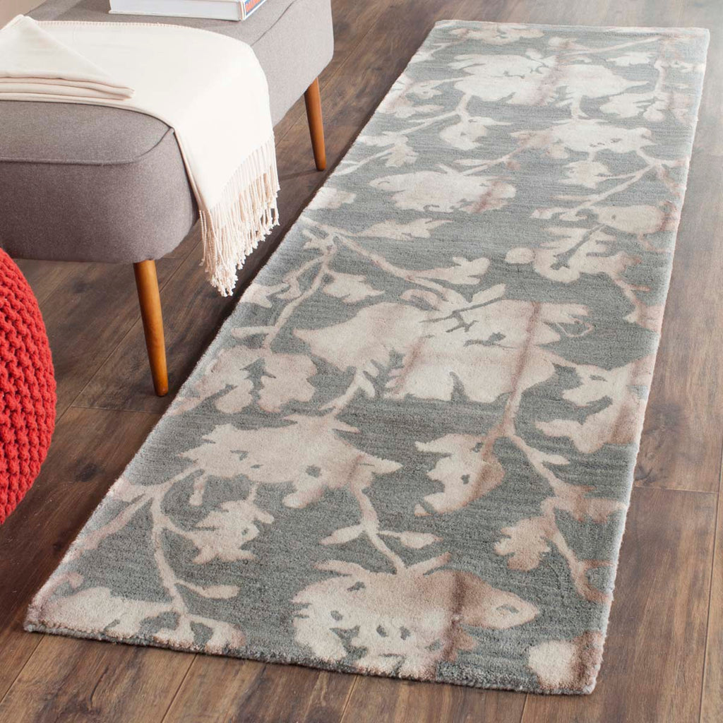 Safavieh Dip Dye Rug Collection DDY716K - Grey / Beige