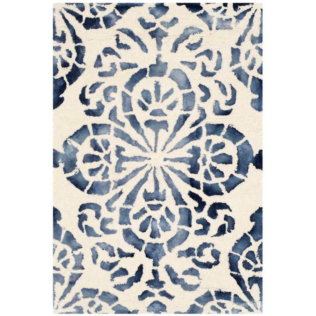 Safavieh Dip Dye Rug Collection DDY719P - Ivory / Navy