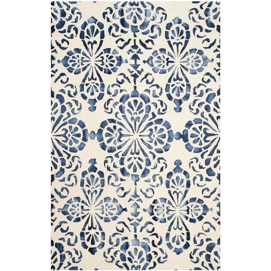 Safavieh Dip Dye Rug Collection DDY719P - Ivory / Navy