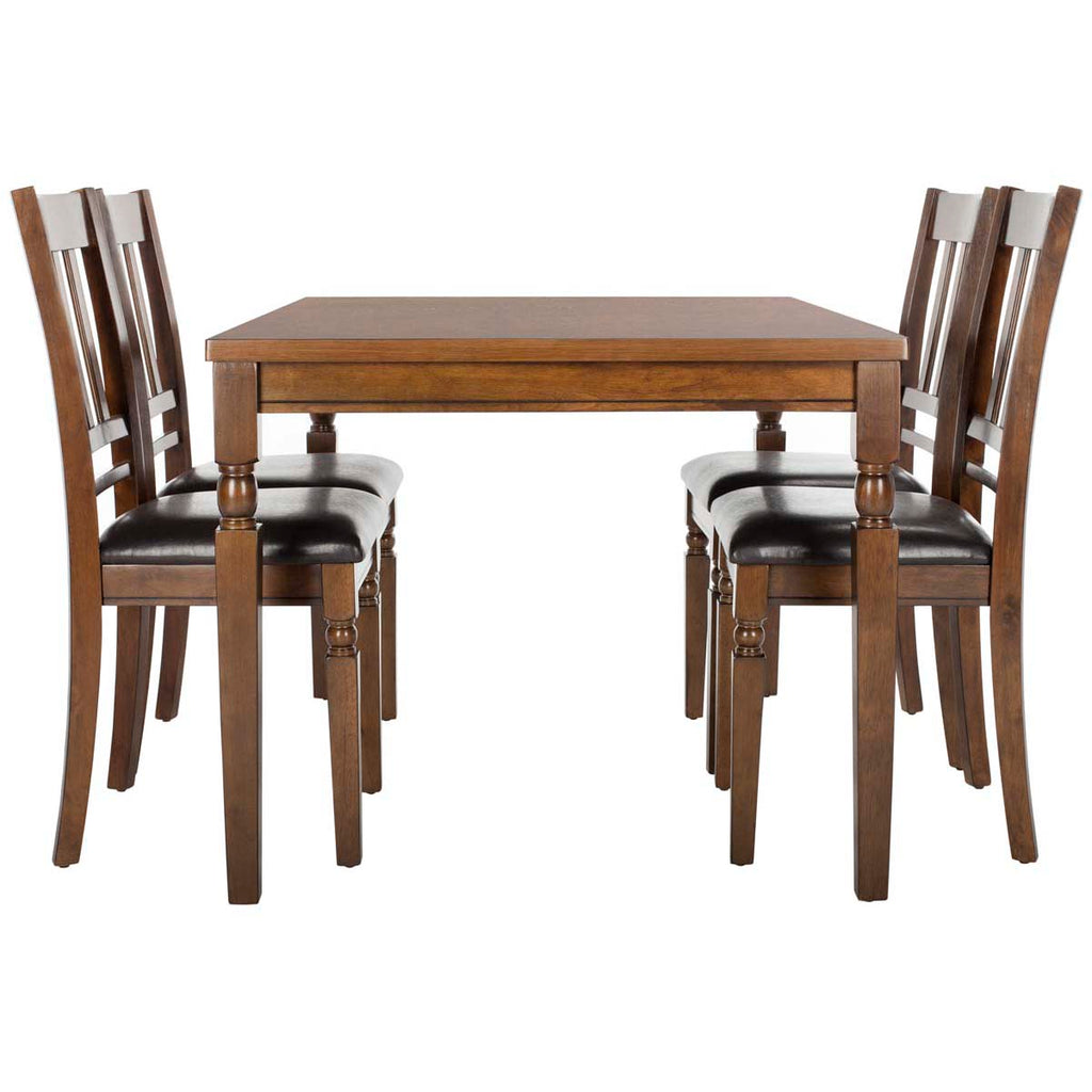 Safavieh Kodiak 5 Piece Dining Set - Light Oak