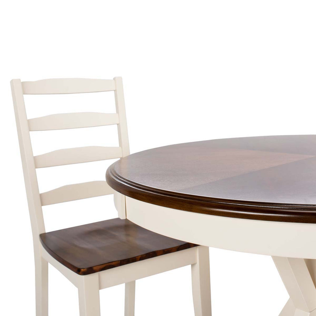 Safavieh Shay 5 Piece Dining Set - White / Natural