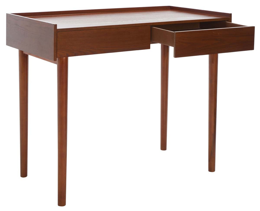 Safavieh Henley 2 Drawer Desk - Brown