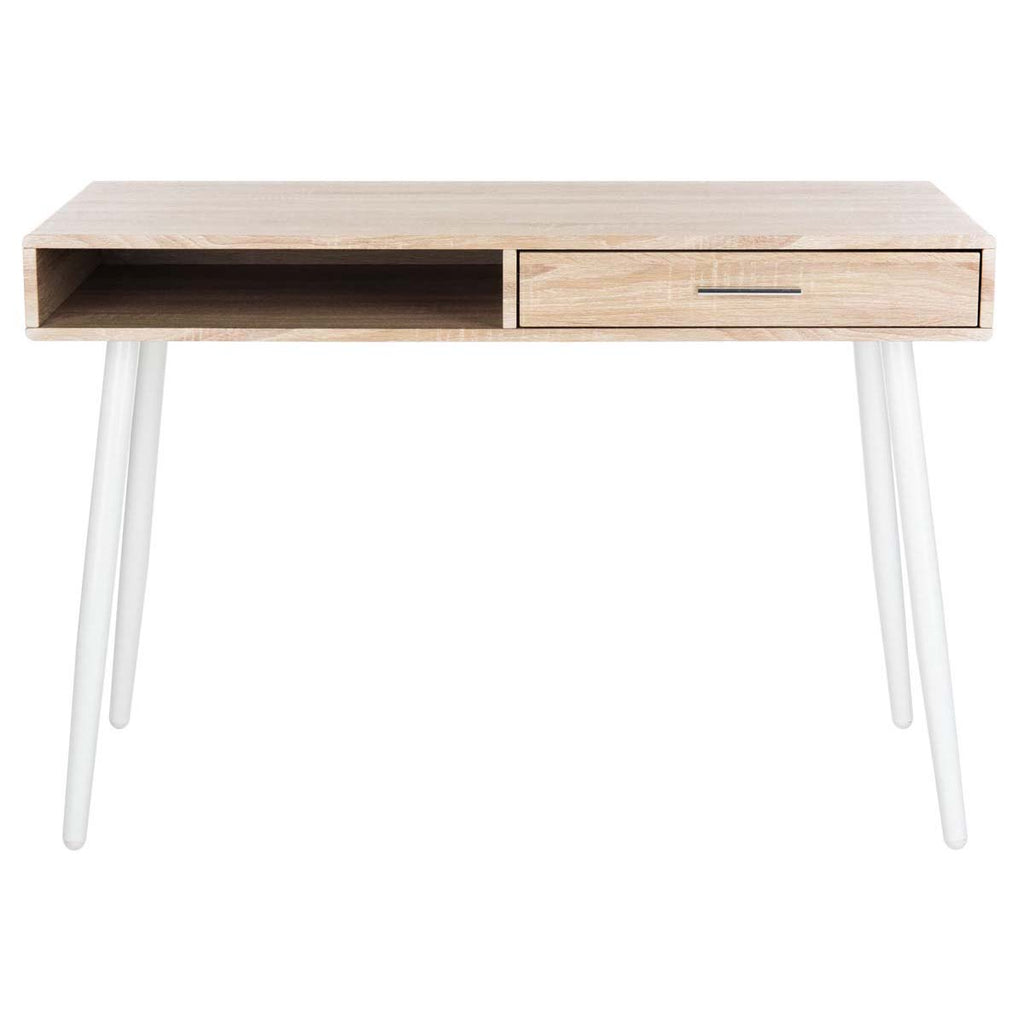 Safavieh Jorja 1 Drawer 1 Shelf Desk - Natural/White