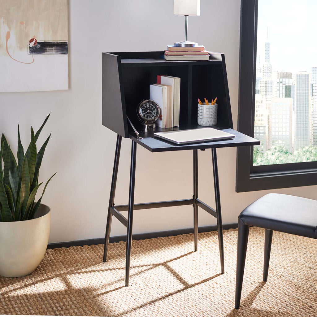 Safavieh Xander Modern Secretary Desk - Black