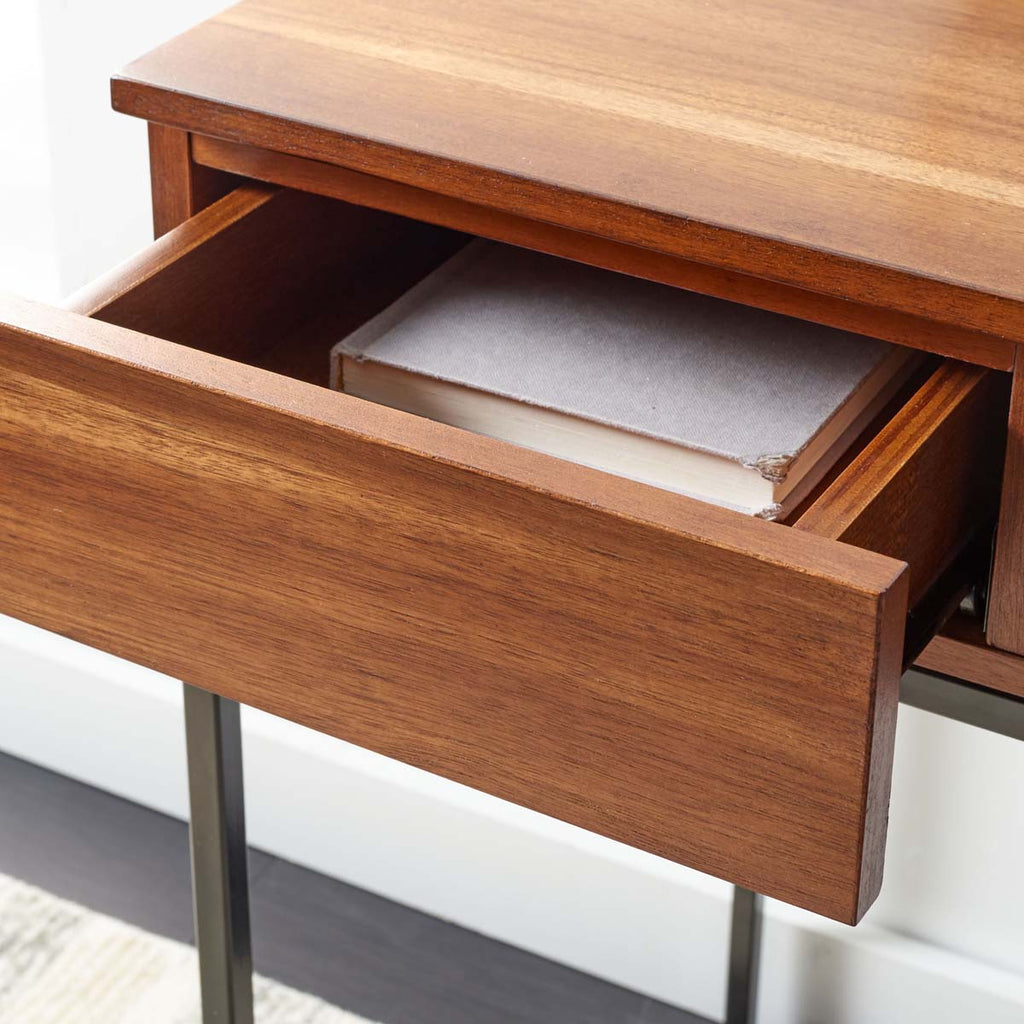 Safavieh Alric Desk - Walnut / Black