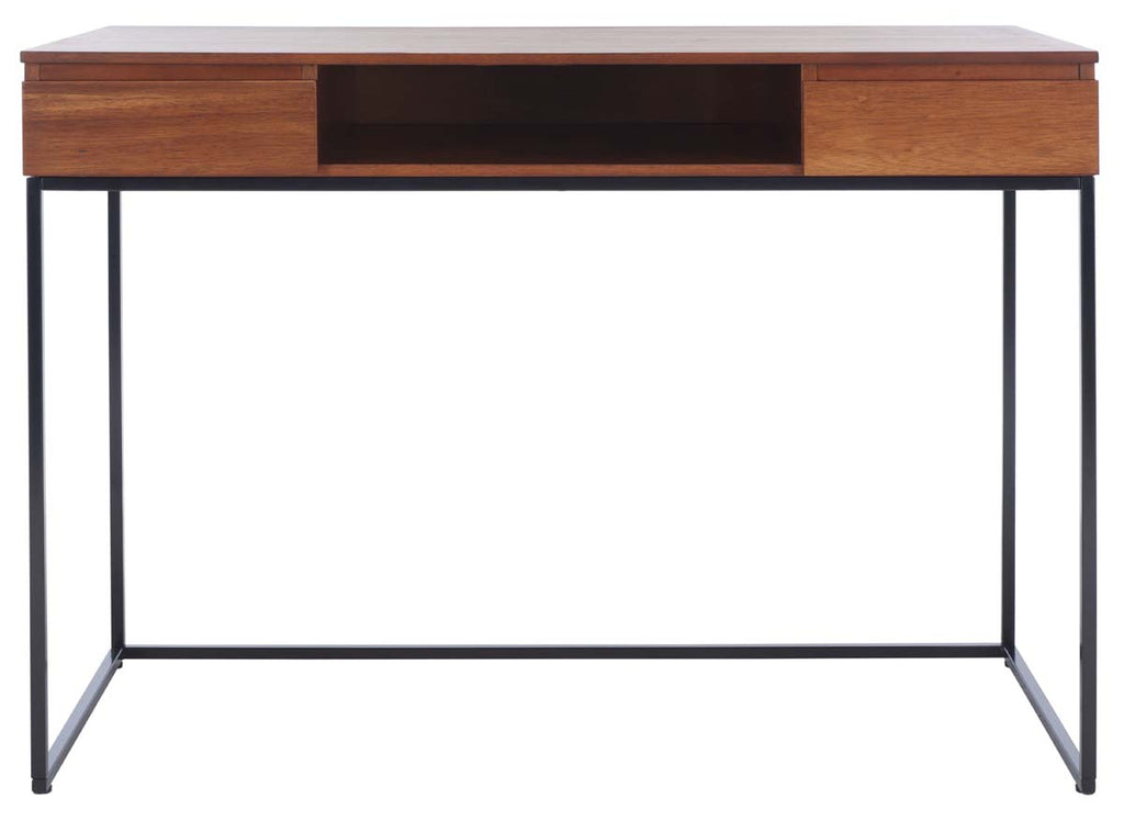 Safavieh Alric Desk - Walnut / Black