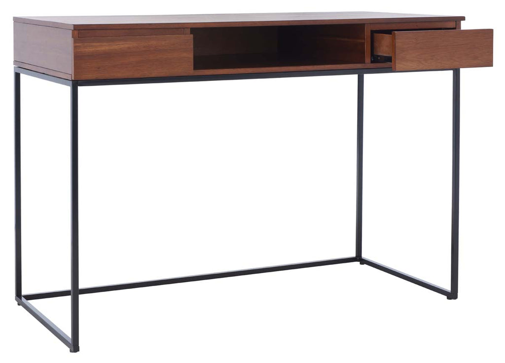 Safavieh Alric Desk - Walnut / Black