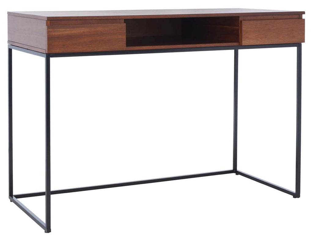 Safavieh Alric Desk - Walnut / Black