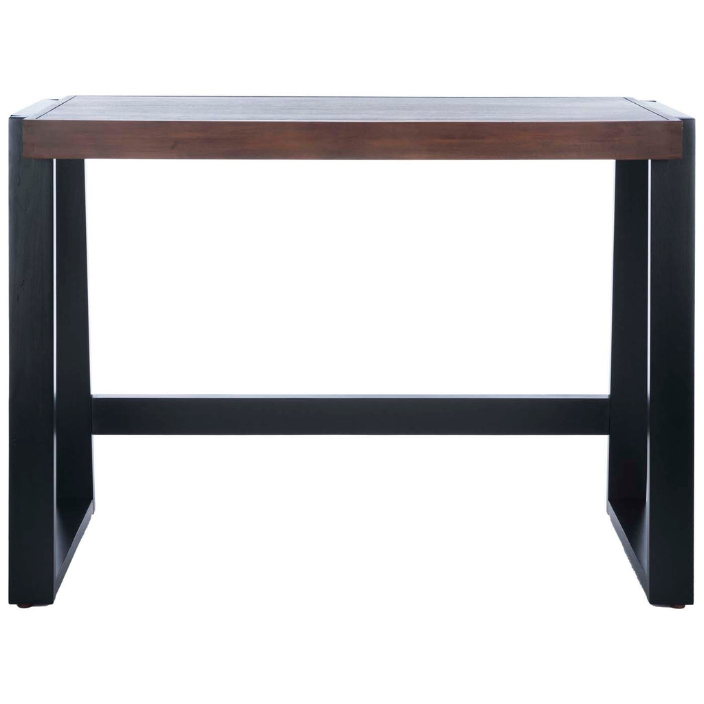 Safavieh Dennings Desk - Walnut / Black