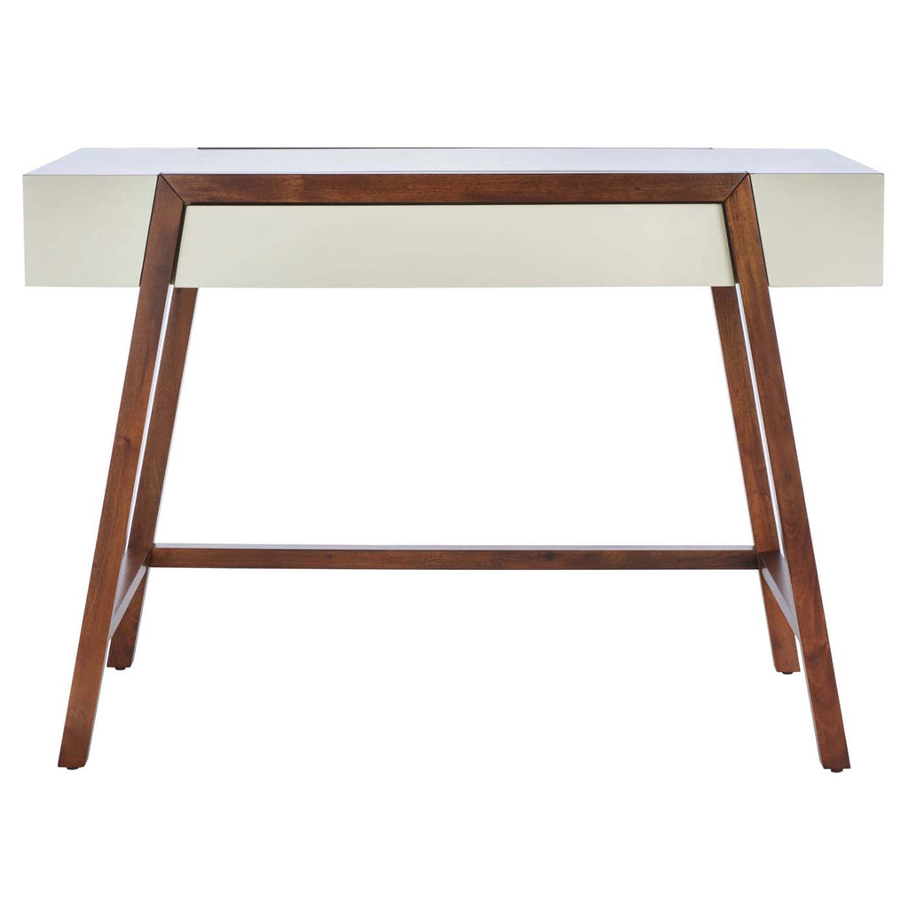 Safavieh Marwood Desk - White / Brown