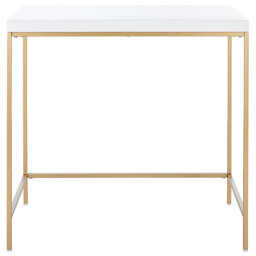 Safavieh Cass Desk - White / Gold