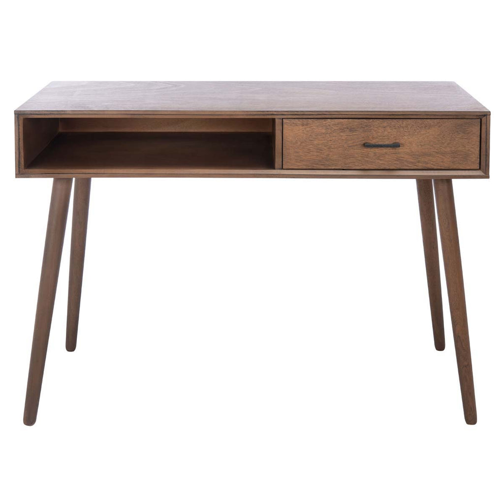 Safavieh Remy 1 Drawer Writing  Desk -Brown