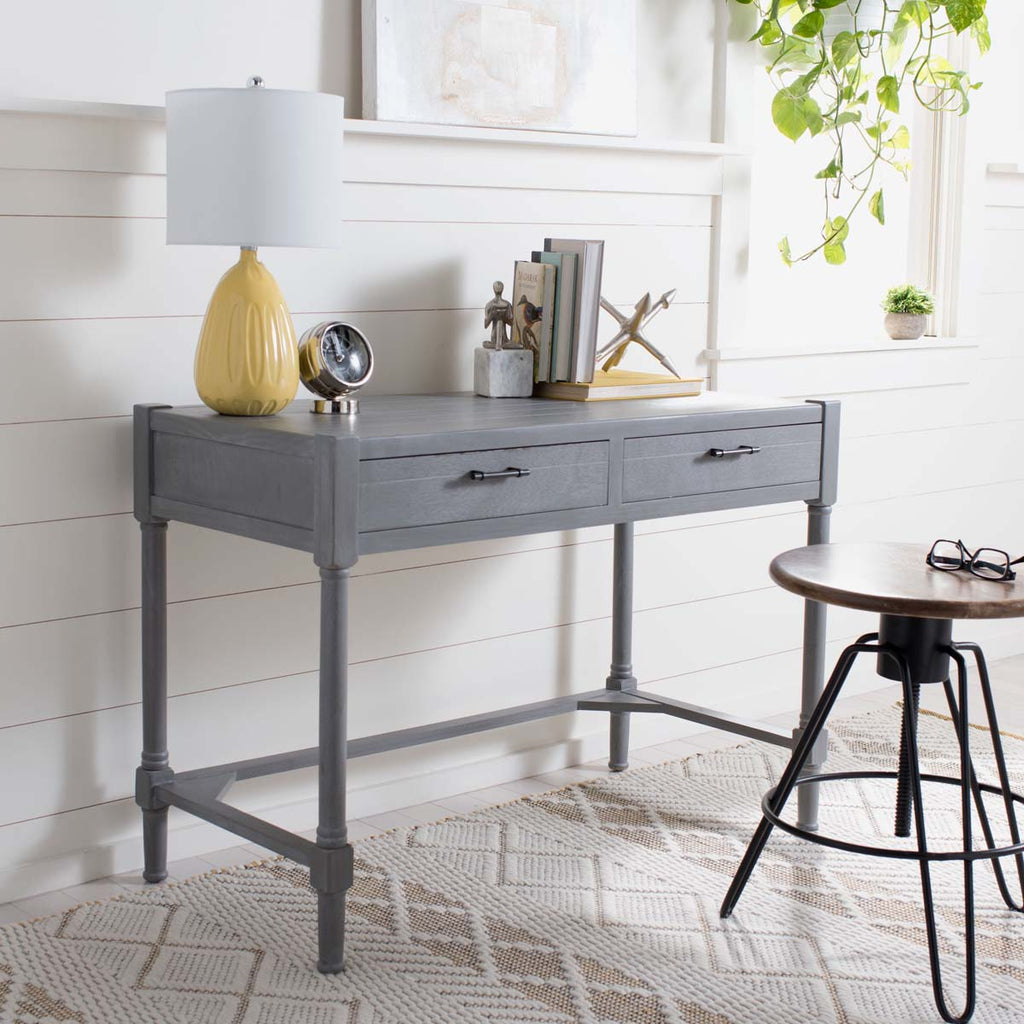 Safavieh Filbert Writing Desk-White Washed Grey