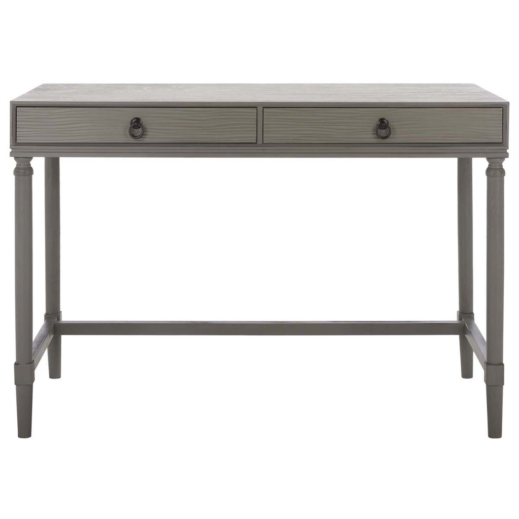 Safavieh Aliyah 2 Drawer Desk - Distressed Grey