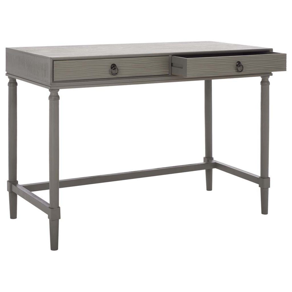 Safavieh Aliyah 2 Drawer Desk - Distressed Grey