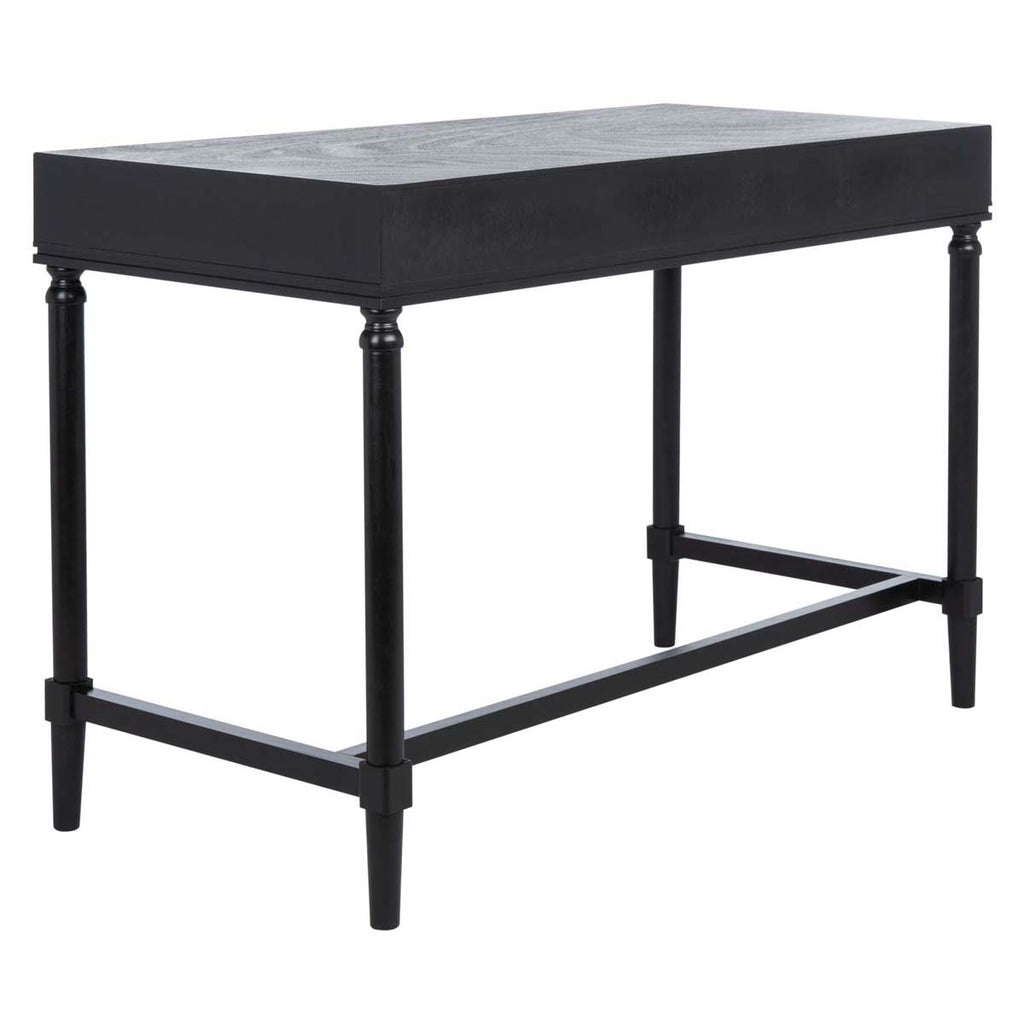 Safavieh Takita 2 Drawer 2 Tone Desk - Black / Natural